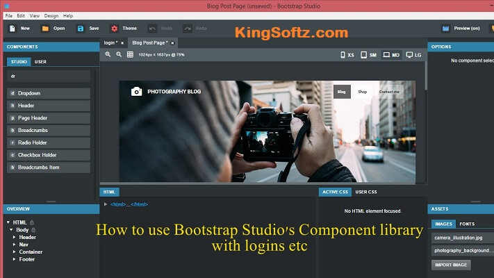 Bootstrap Studio 6.4.2 for mac instal free